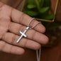 CNBALL1 - Cross Necklace with Ball Chain