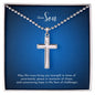 CNBALL1 - Cross Necklace with Ball Chain