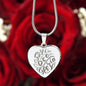 EHFAITH2 - Soli Deo Gloria Engraved Heart Necklace Custom Engraving Option