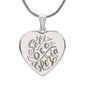 EHFAITH2 - Soli Deo Gloria Engraved Heart Necklace Custom Engraving Option