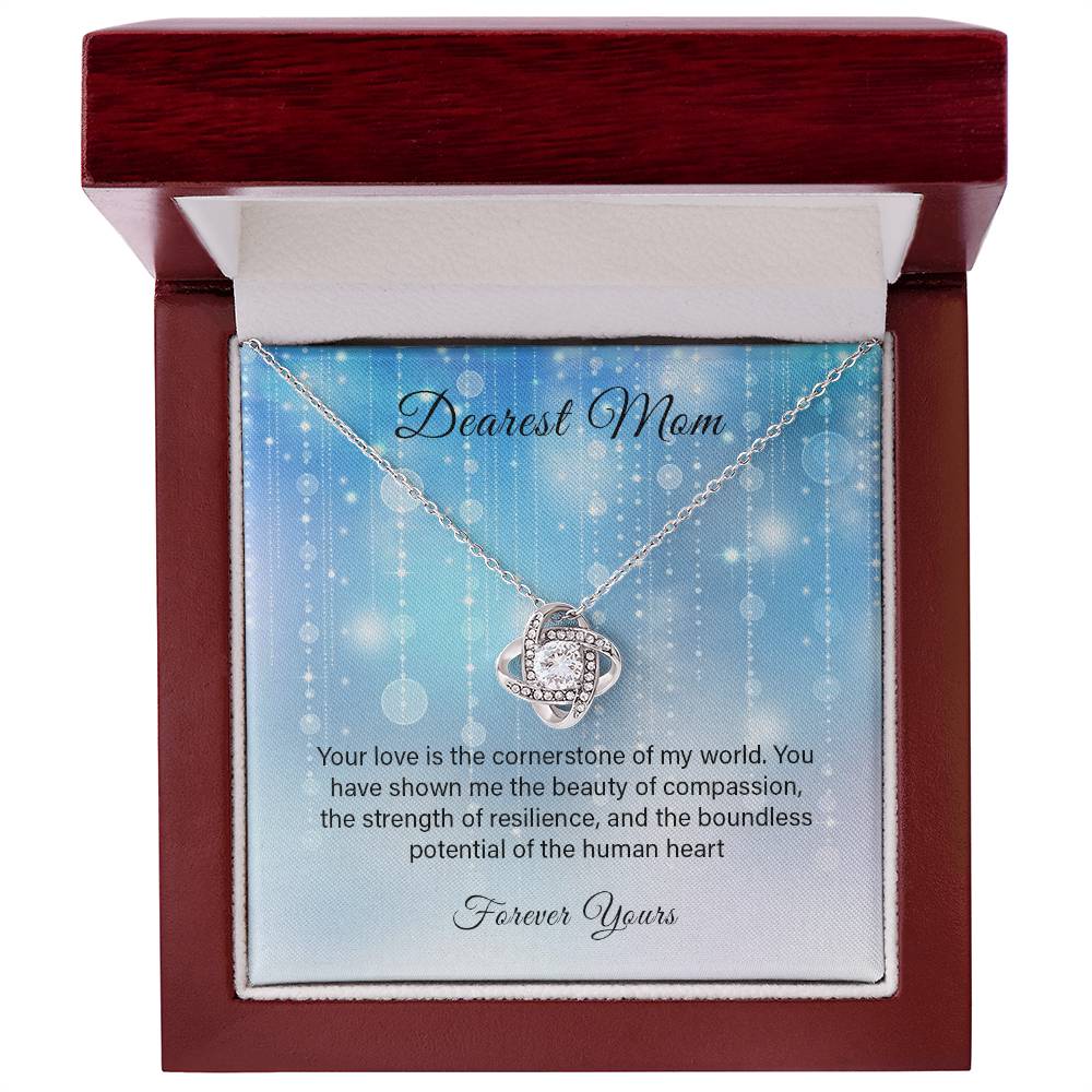 LKMOM- Love Knot Necklace for Mom