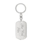 DKSCB-Key Chain - Strong and Courageous Message