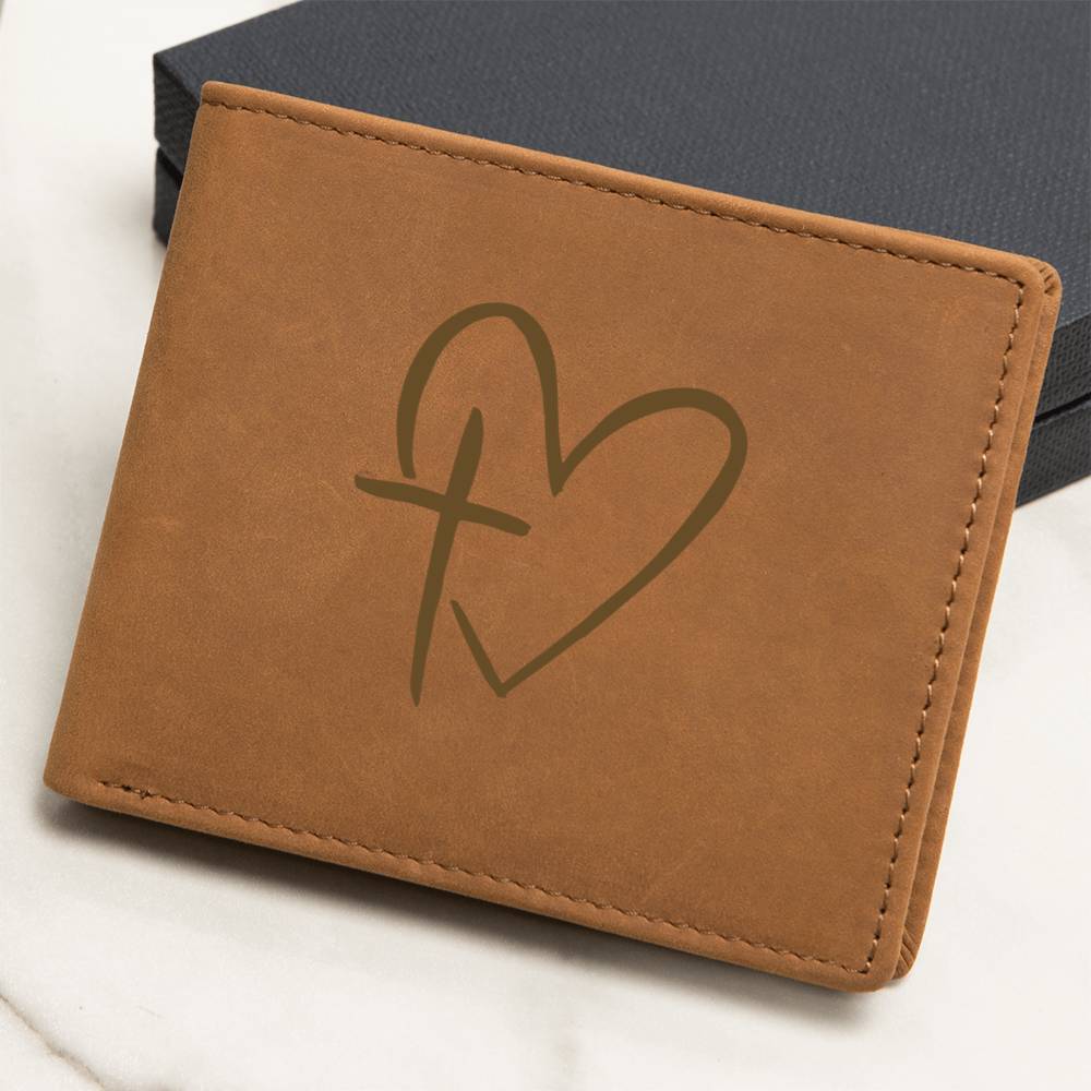 LWALCH- Cross My Heart Leather Wallet