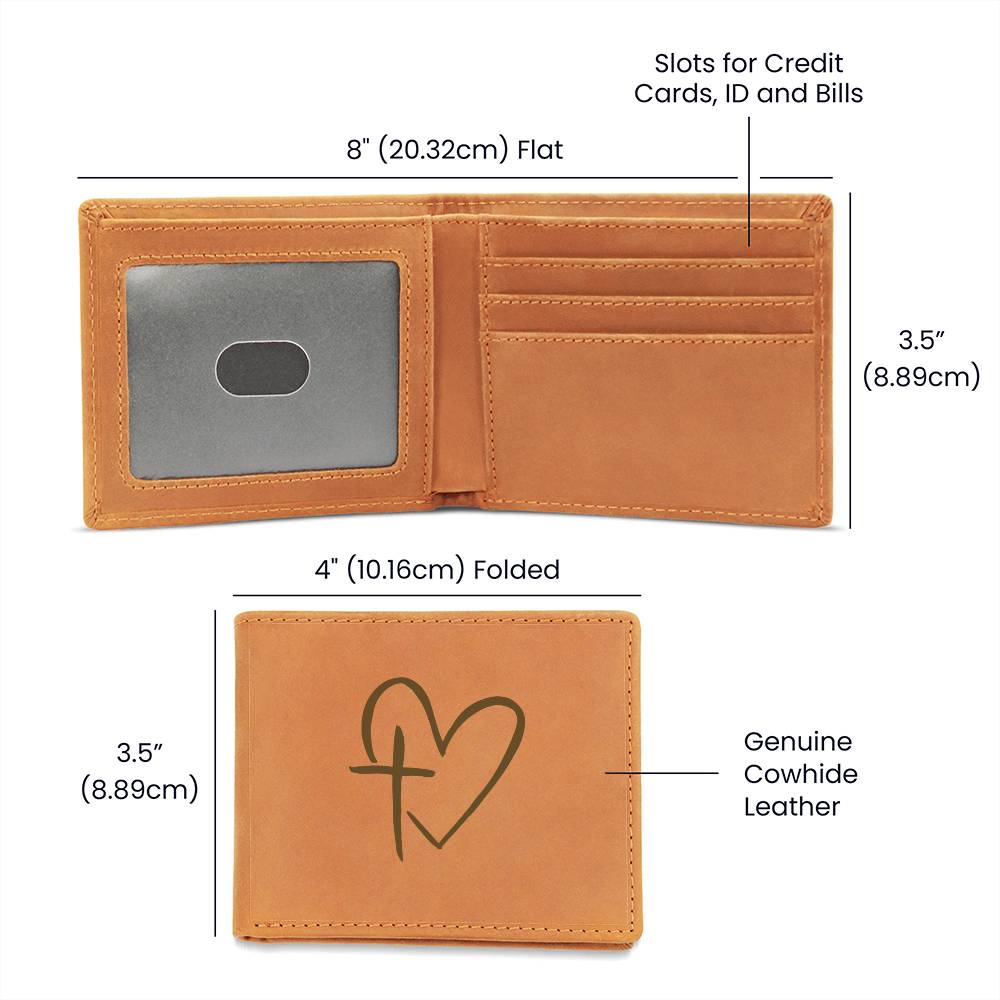 LWALCH- Cross My Heart Leather Wallet