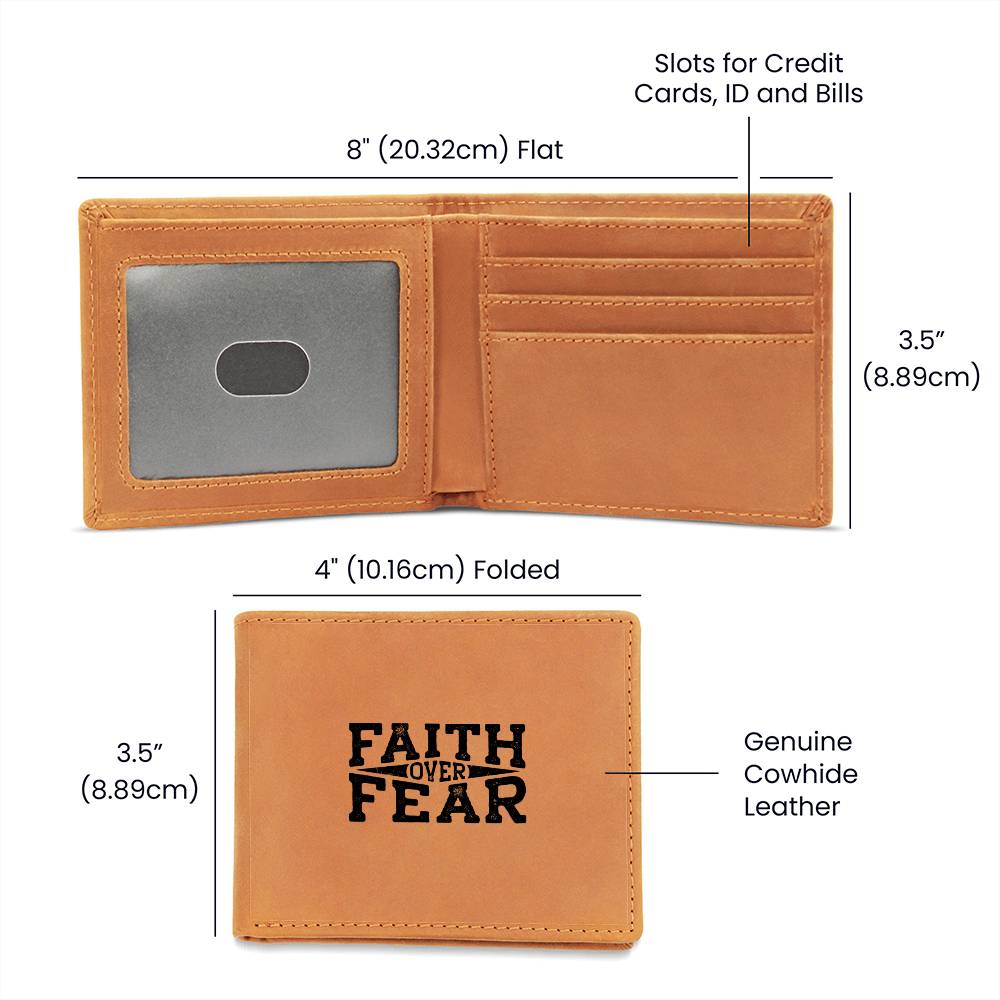 LWALFF - Faith Over Fear Leather Wallet