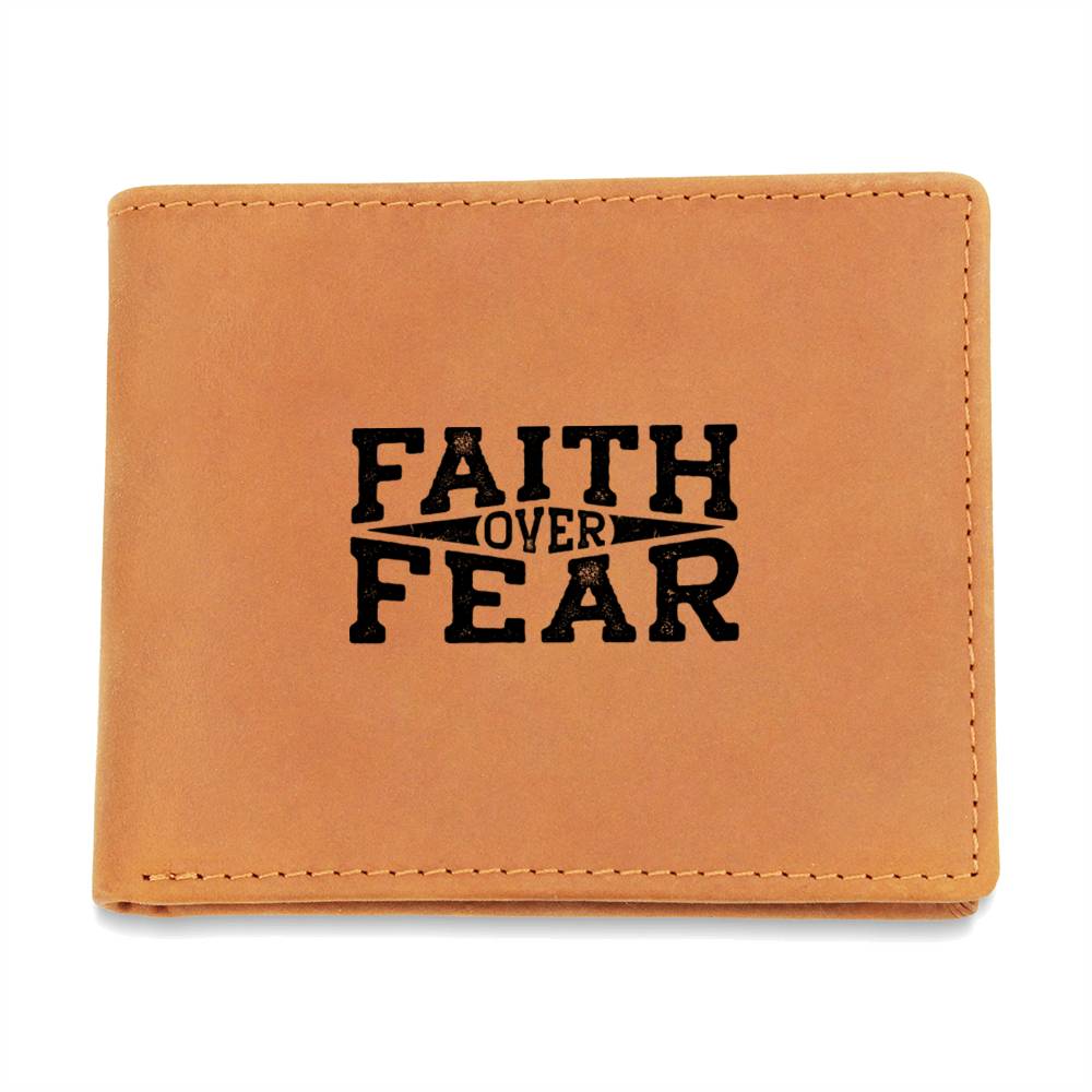 LWALFF - Faith Over Fear Leather Wallet