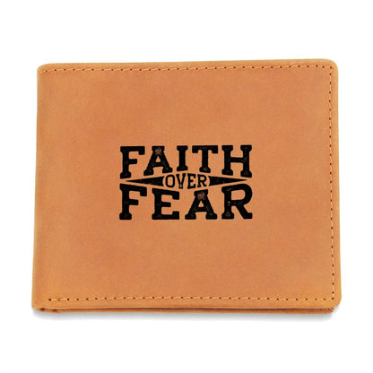 LWALFF - Faith Over Fear Leather Wallet