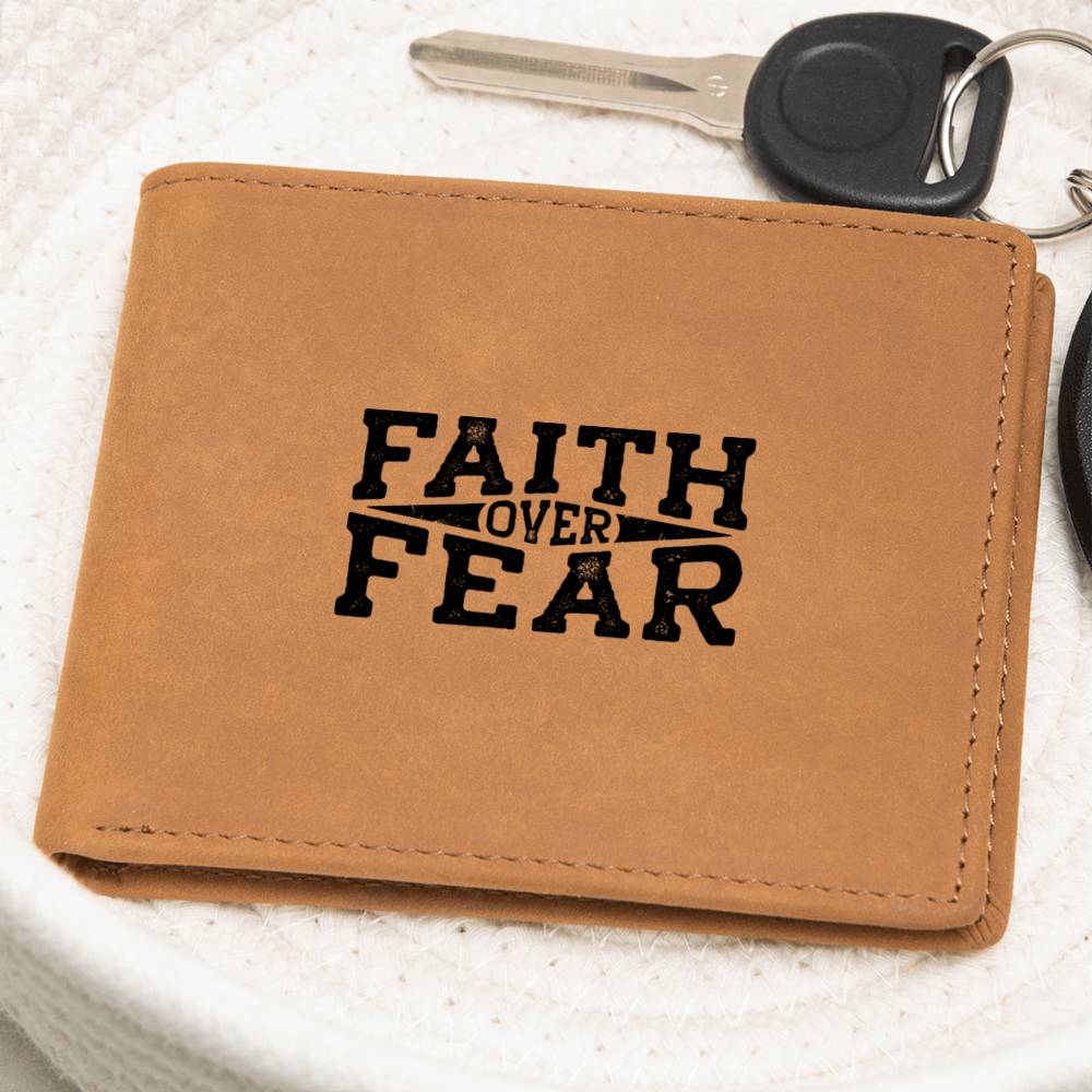 LWALFF - Faith Over Fear Leather Wallet