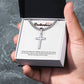 SCPBR2 - Personalized Stalwart Cross Necklace - Brother