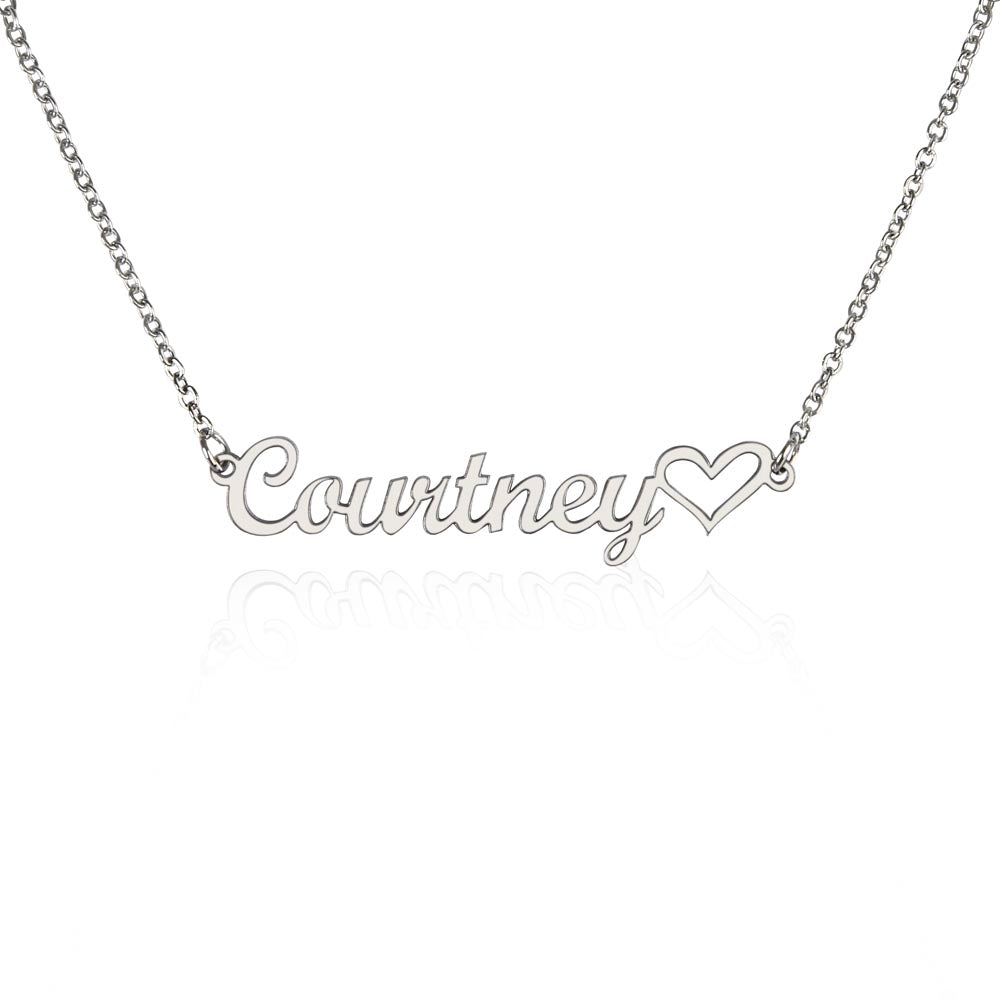 MC2HF - Heartfelt Name Necklace for Granddaughter