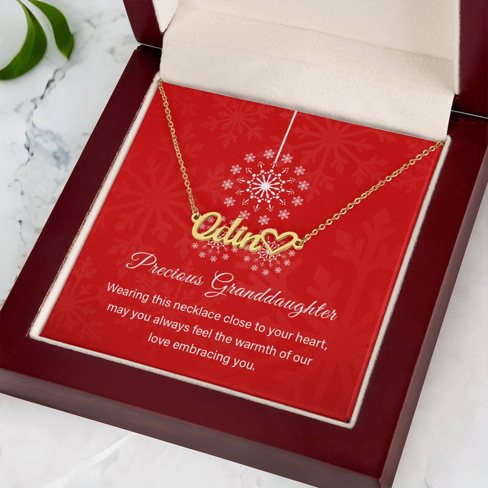 MC2HF - Heartfelt Name Necklace for Granddaughter