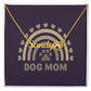 PPDNGLD - Pawfectly Yours Name Necklace with Dog Mom Gold-Tone Message Card