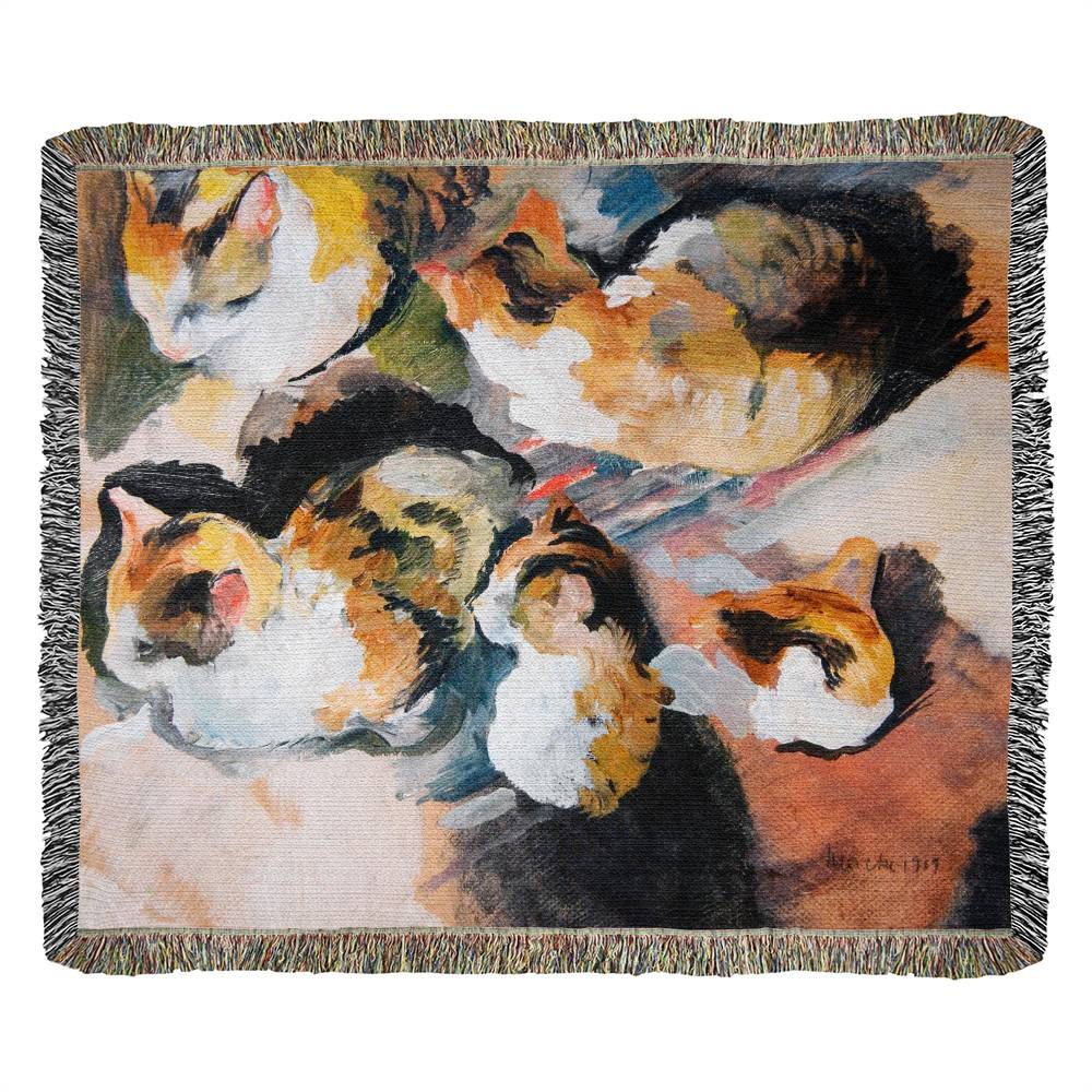 BLC1 - Meow Masterpiece Heirloom Woven Blanket