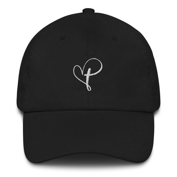 Dad hats aren't just for dads, they're for everyone. This one features our signature Cross My Heart logo on a low profile hat with an adjustable strap and curved visor.