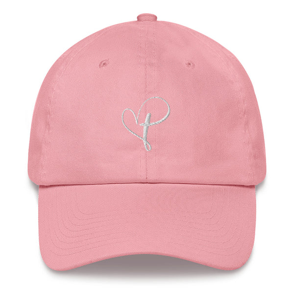 Dad hats aren't just for dads, they're for everyone. This one features our signature Cross My Heart logo on a low profile hat with an adjustable strap and curved visor.